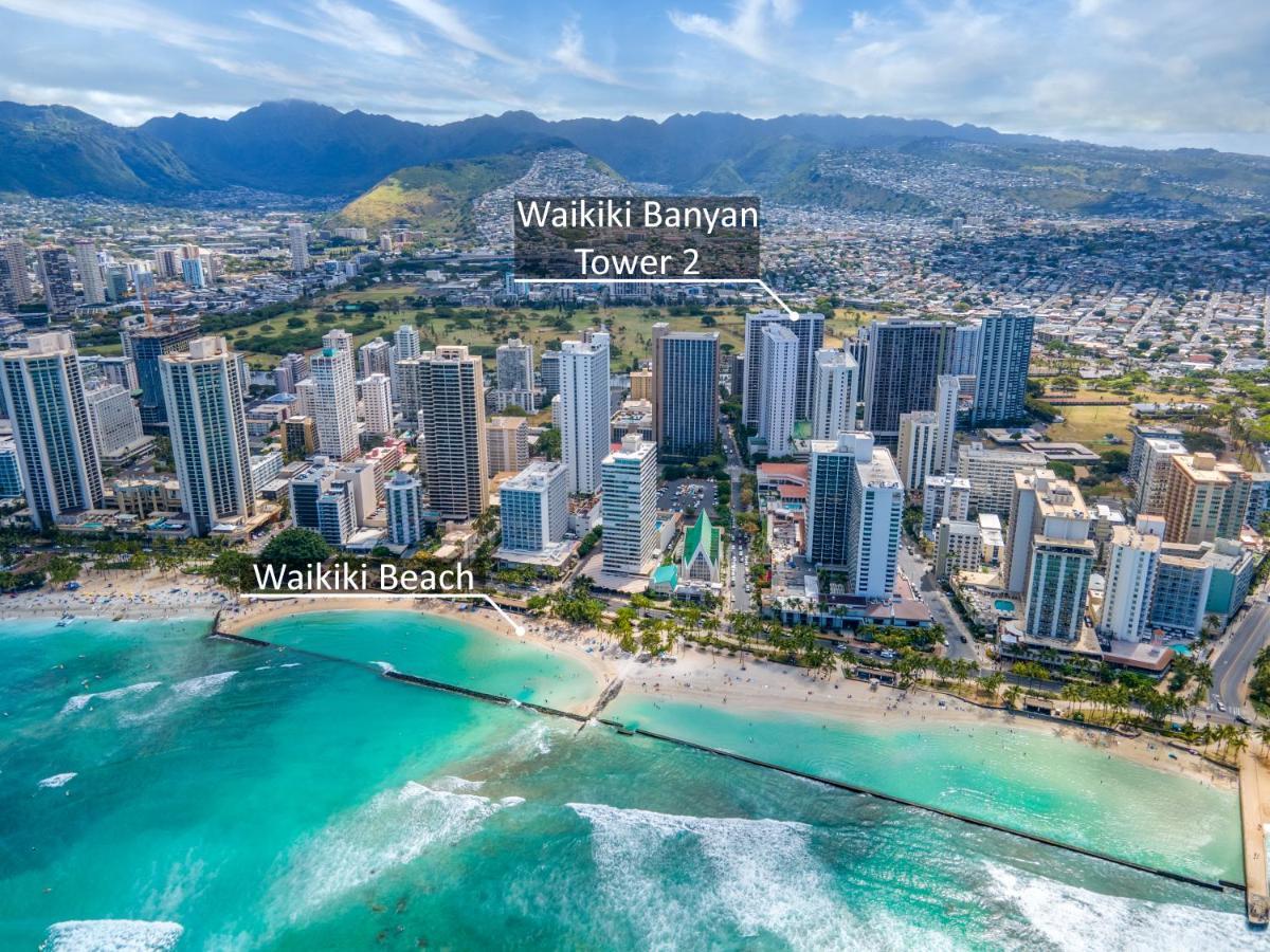 Waikiki Banyan 1Br With Great Ocean Views, Steps To Beach & Parking! Honolulu Ngoại thất bức ảnh