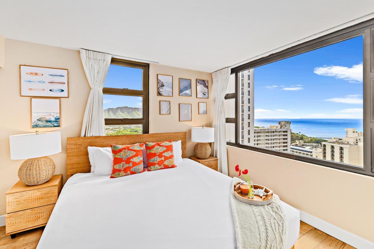 Waikiki Banyan 1Br With Great Ocean Views, Steps To Beach & Parking! Honolulu Ngoại thất bức ảnh
