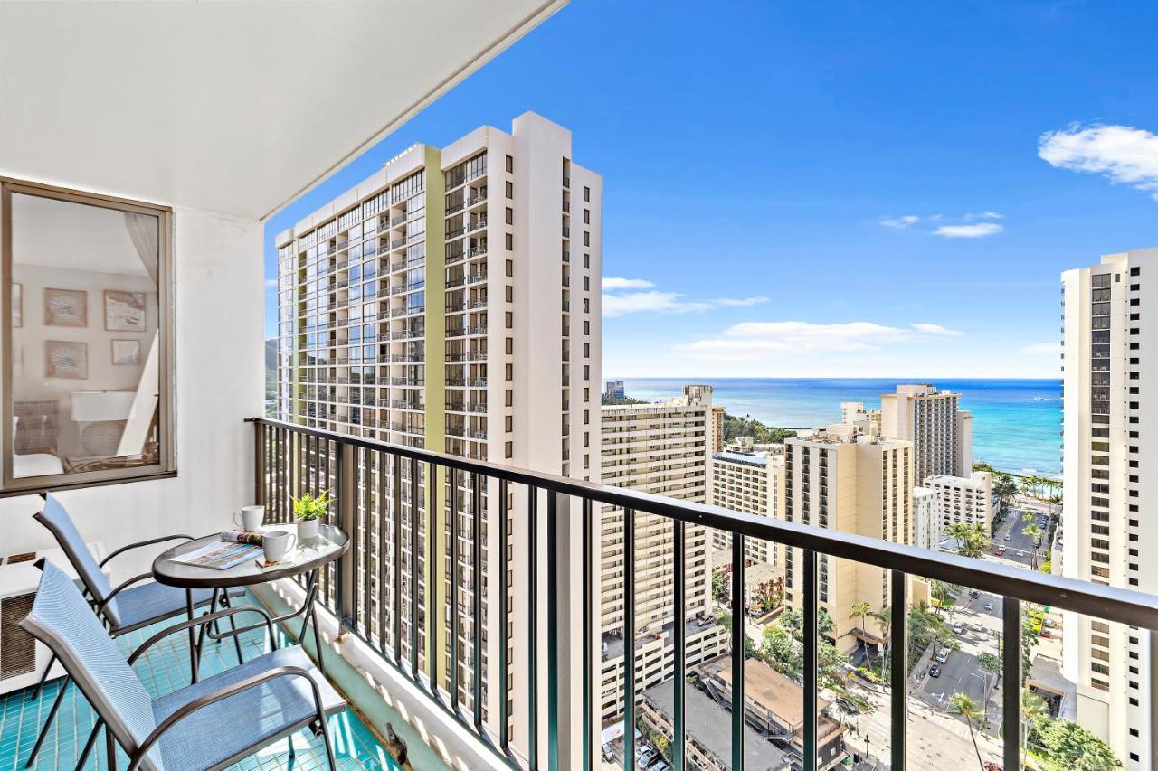 Waikiki Banyan 1Br With Great Ocean Views, Steps To Beach & Parking! Honolulu Ngoại thất bức ảnh