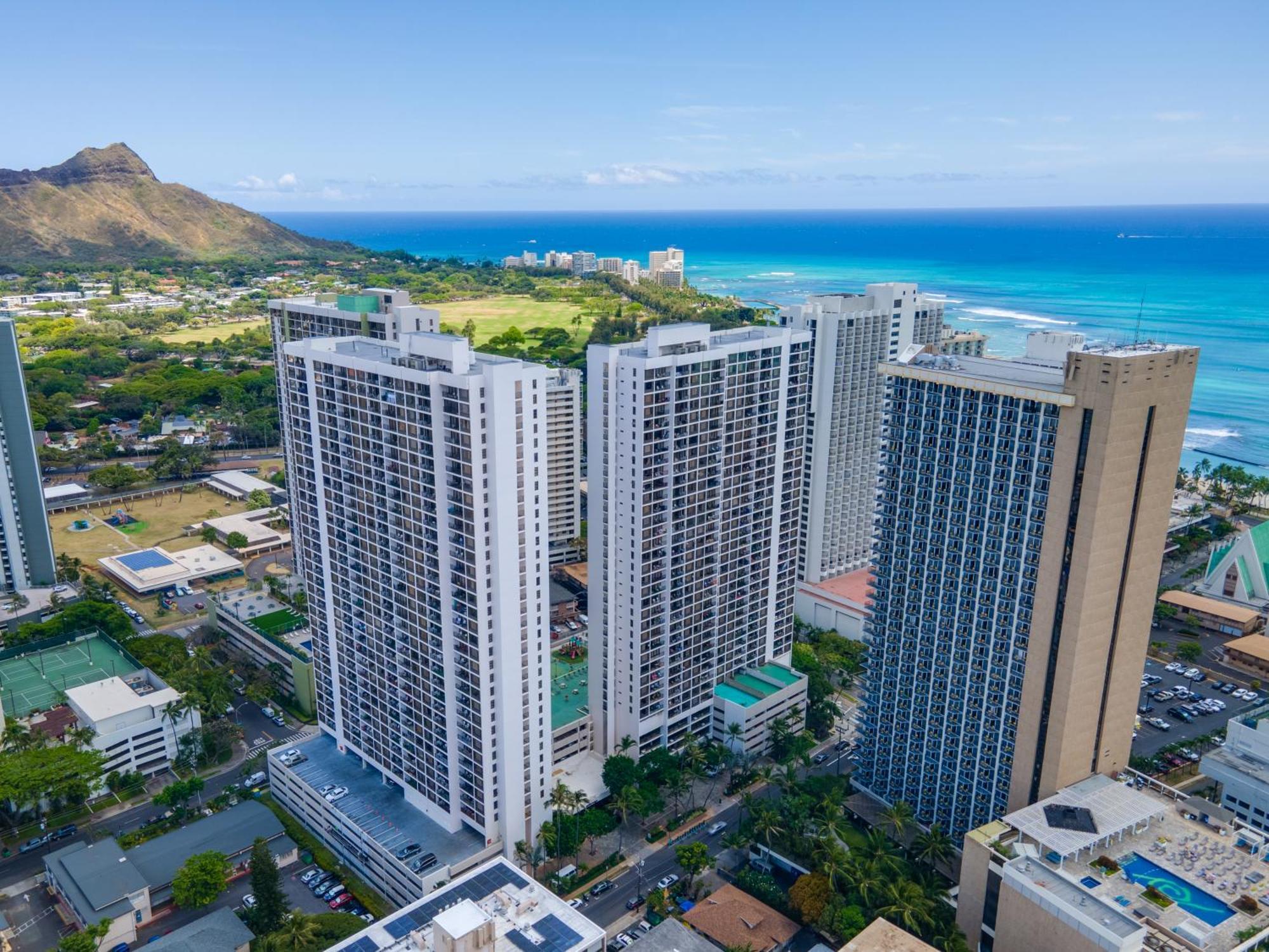 Waikiki Banyan 1Br With Great Ocean Views, Steps To Beach & Parking! Honolulu Ngoại thất bức ảnh